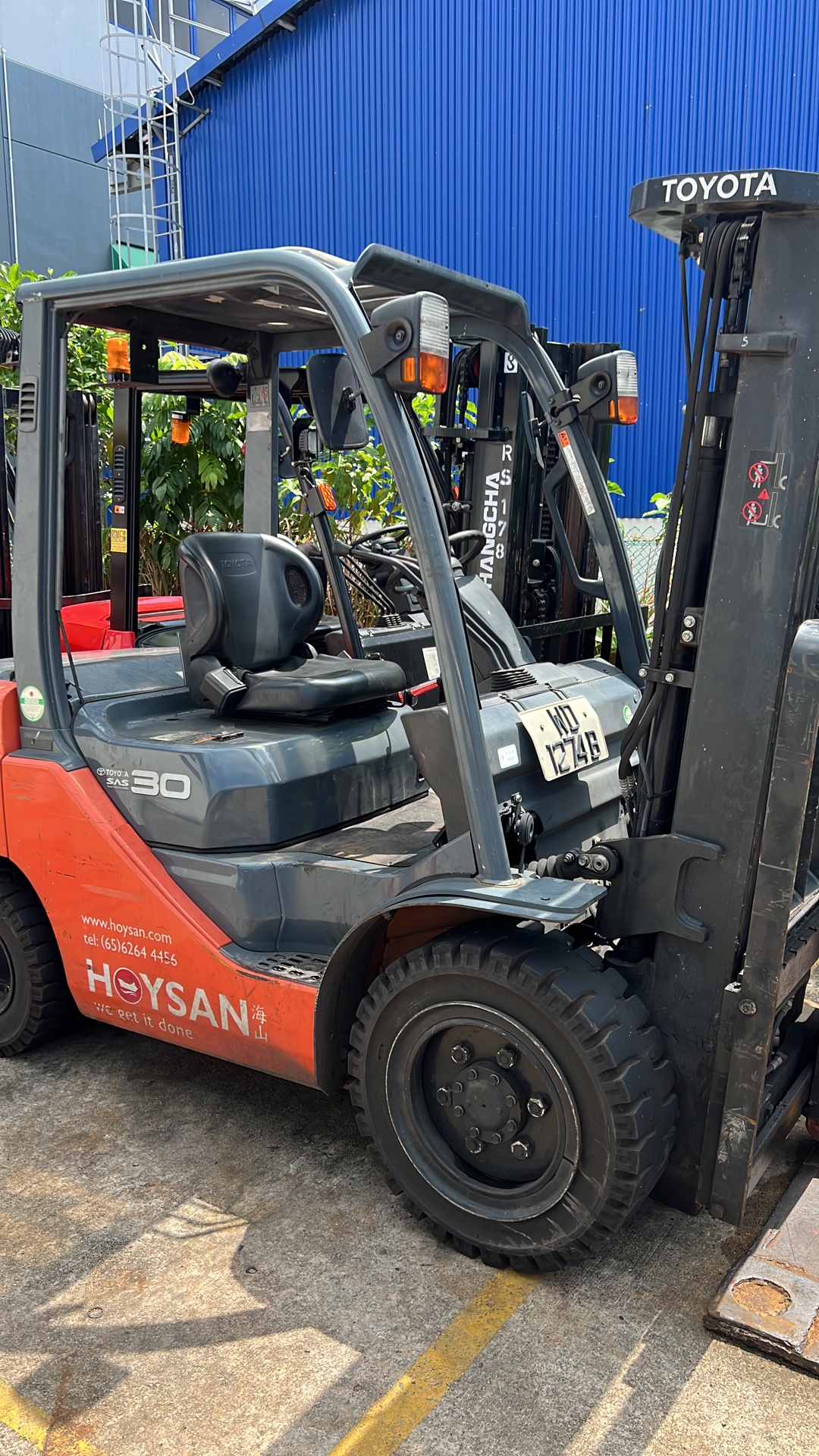 RS Machinery forklift fleet